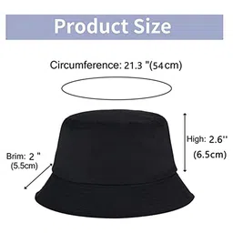 Adorazone Boys Grey Melange Solid Bucket Hat image 4