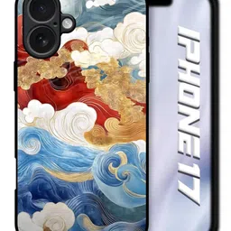 QRIOH Abstract Printed iPhone 13 Back Case Mobile Accessories-picture-29