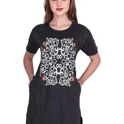 DDASPRATION Women Graphic Printed Oversized T-shirt-image-63