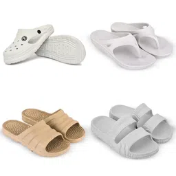 Feel alive Set Of 4 Ultra-Comfortable Thong Flip-Flops-picture-40