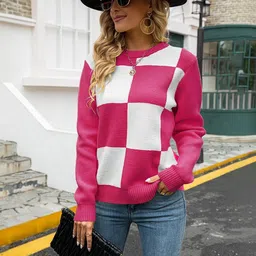 JC Mode Women Colourblocked Pullover-picture-17