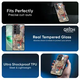 QRIOH Quirky Printed Vivo X200 Pro 5G Back Case Mobile Accessories image 3
