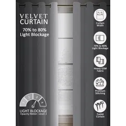 STITCHNEST Green & Yellow 2 Piece Quirky Door Curtain image 4