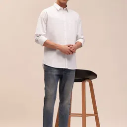 RAYNE BLACK Men Smart Slim Fit Casual Shirt image 4