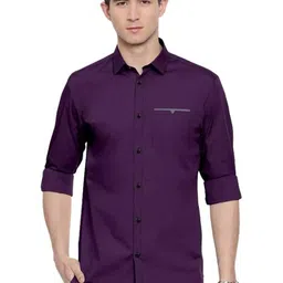 CB-COLEBROOK Relaxed Fit Spread Collar Cotton Shirt-picture-14