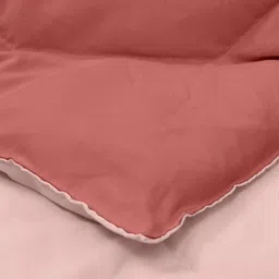 INDRA'S Peach-Coloured & Rose Microfiber AC Room 150 GSM Comforter image 4