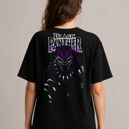 Anikmart Graphic Printed Round Neck Drop-Shoulder Sleeves Oversized Cotton T-shirt-picture-33