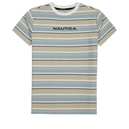 Nautica Boys Striped Round Neck T-shirt-image-41
