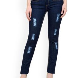 Stylecast X Kotty Women Skinny Fit Mid-Rise Mildly Distressed Stretchable Jeans-picture-12
