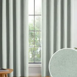 Myntra Elegant Homes Sea Green 2 Pieces Black Out Door Curtain-picture-38