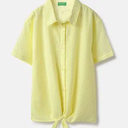 United Colors of Benetton Girls Opaque Printed Casual Shirt-picture-17