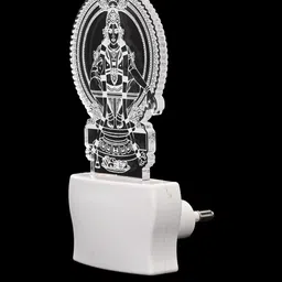 SOMIL White & Blue Printed Glass Abstract Shaped Shaped Wall Lamp image 5