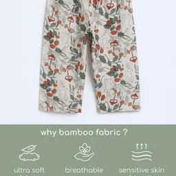 cocoon care Kids Floral Printed Regular Kurta With Trouser image 3