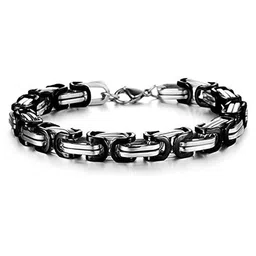 The Roadster Lifestyle Co Men Bracket Design Chain Bracelet-picture-14