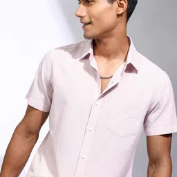 LOCOMOTIVE Men Spread Collar Vertical Striped Cotton Casual Shirt-picture-33