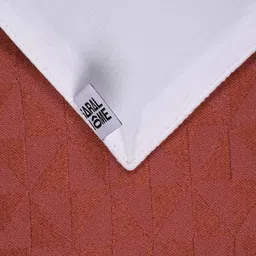 Saral Home Red 6 Pieces Geometric Cotton Rectangle Table Placemats image 4