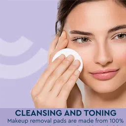 gubb Cotton Pads For Face Cleansing, Makeup Remover Cotton Pads Embossed image 2