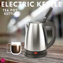 Electric Kettle with Stainless Steel Body 2 litre for boiling Water & CoffeeB104 Electric Kettle-image-89