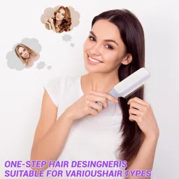 k.b.sales Self-cleaning Anti-static Massage Comb - Hair Brush for Adults and Kids image 2