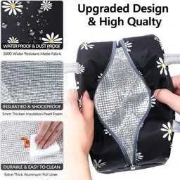 safeseed Lunch bag with Thermal Aluminium Foil Insulation Waterproof Lunch Bag image 4