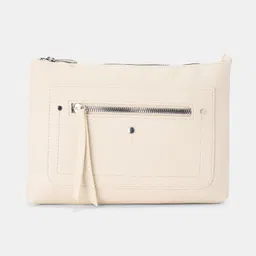 forever glam by pantaloons Women Beige Messenger Bag image 2