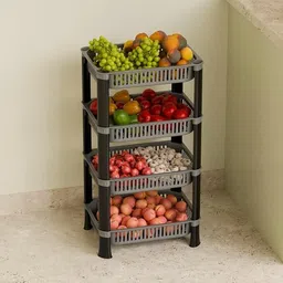 sfsgs Fruits/Vegetables Kitchen Rack Plastic-picture-29
