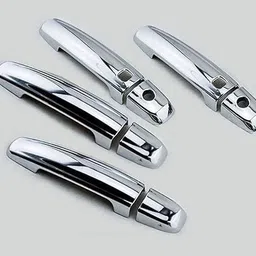 uneestore Chrome Door Handle COVER for Hyundai Aura Facelift 2023 Car Grab Handle Cover image 2