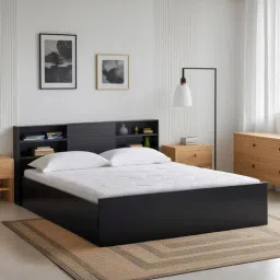 mintwud from pepperfry Persia Queen Size Bed with Box Storage & Headboard Storage-picture-46