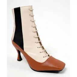 Theater Women Bowie Life on Mars Colourblock Lace-Up Boots image 5