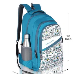 ZIPLINE Unisex Colourblocked Backpack image 5