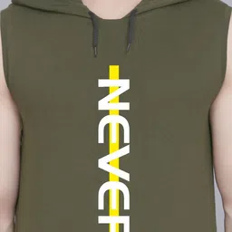 SLOWLORIS Pack of 2 Printed   Innerwear Vests L28 COMBO (KEEP BLACK) (NVR OLIVE) image 3