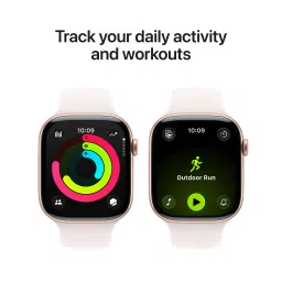 Apple Watch Series 11 GPS+Cellular with Light Blush Sport Band - M/L (46mm Retina LTPO3 OLED Display, Rose Gold Aluminium Case) image 4