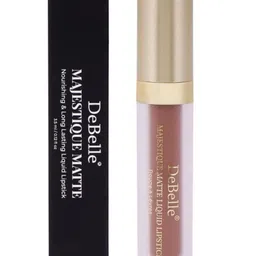 DeBelle Majestique Matte Long Lasting Liquid Lipstick 3.5 ml - Caramel Camille 07 image 4