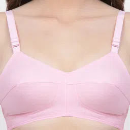 Floret Pack Of 2 Full Coverage Non Padded Cotton Everyday Bra With All Day Comfort image 2