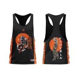 akiba Mens Printed Fitness Workout Stringers Gym Stylish Vests image 1