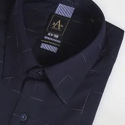 Arrow Tattersall Checks Slim Fit Grid Opaque Formal Shirt image 3