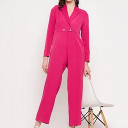Madame Lapel Collar Basic Jumpsuit image 5