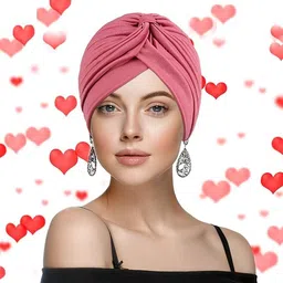 paropkar Stretch Polyester Turbans Pagri Head Bennie Cover India's Hat Twisted Headwrap Men & Women image 5
