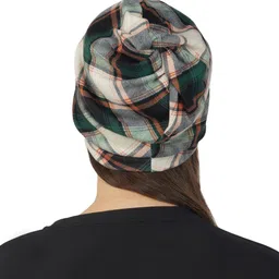 iSWEVEN Adults Geometric Printed Beanie Cap image 4