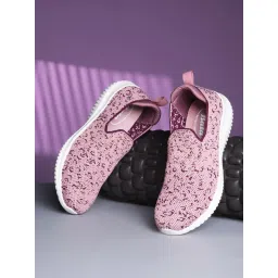 Bata Women Casual Slip On Pink Walking Shoes image 1