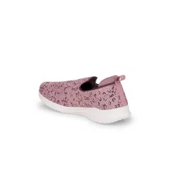 Bata Women Casual Slip On Pink Walking Shoes image 3