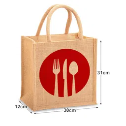 Kuber Industries Pack of 4 Floral Embellished Swagger Tote Bag image 3