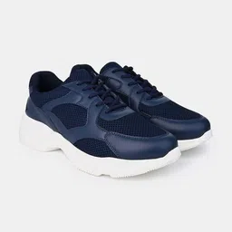 Styli Men Chunky Mesh Detail PU Sneakers image 5