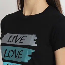 Fabflee Pack Of 3 Typography Printed Casual Cotton T-shirts image 2