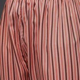 BAESD Women Striped Relaxed Pleated Trousers image 4