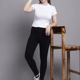 Jinfo Round Neck Fitted Crop Top image 5