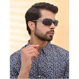 Royal Son Black Polarized Sports Sunglasses-image-15