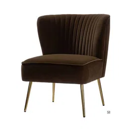 home lifestylez Fission Accent Chair in Brown Colour image 1