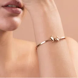 Palmonas Stainless Steel Butterfly Charm Cuff Bracelet-picture-11