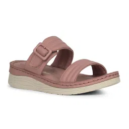 Bata Women Pink Sandals image 1